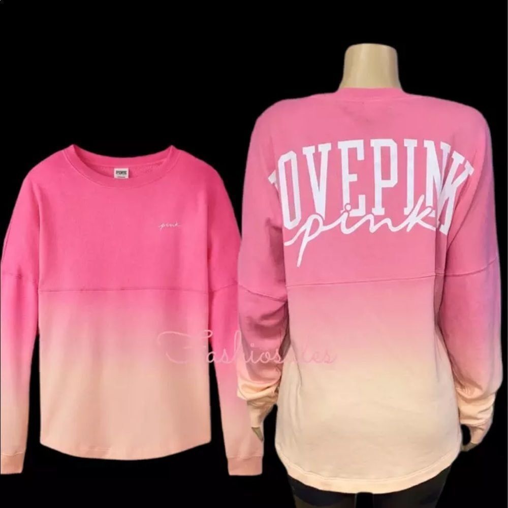 Victorias Secretย Pink VarsityโCrew SweatshirtโXl